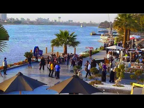 بلاتفورم المعادي مطاعم وكافيهات على كورنيش النيل     