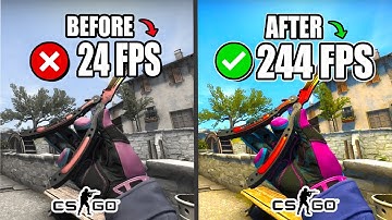 🔧 CSGO: HOW TO BOOST FPS AND FIX FPS DROPS / STUTTER 🔥 | Low-End PC ✔️