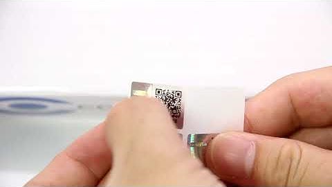 Hologram QR Code Serial Number Sticker Bulk Stickers