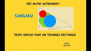 Sangaku 3 Cercles Dans Un Triangle Rectangle