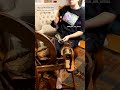 Day 2 of spinning yarn to knit a shirt