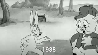 Evolution Of Bugs Bunny 1938-2021