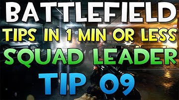 Battlefield 3 - Tip 09 (Squad Leader Commands) Quick Battlefield BF3 Tips in 1 Minute or Less