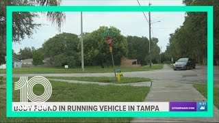 Tampa police: Man found dead in running vehicle