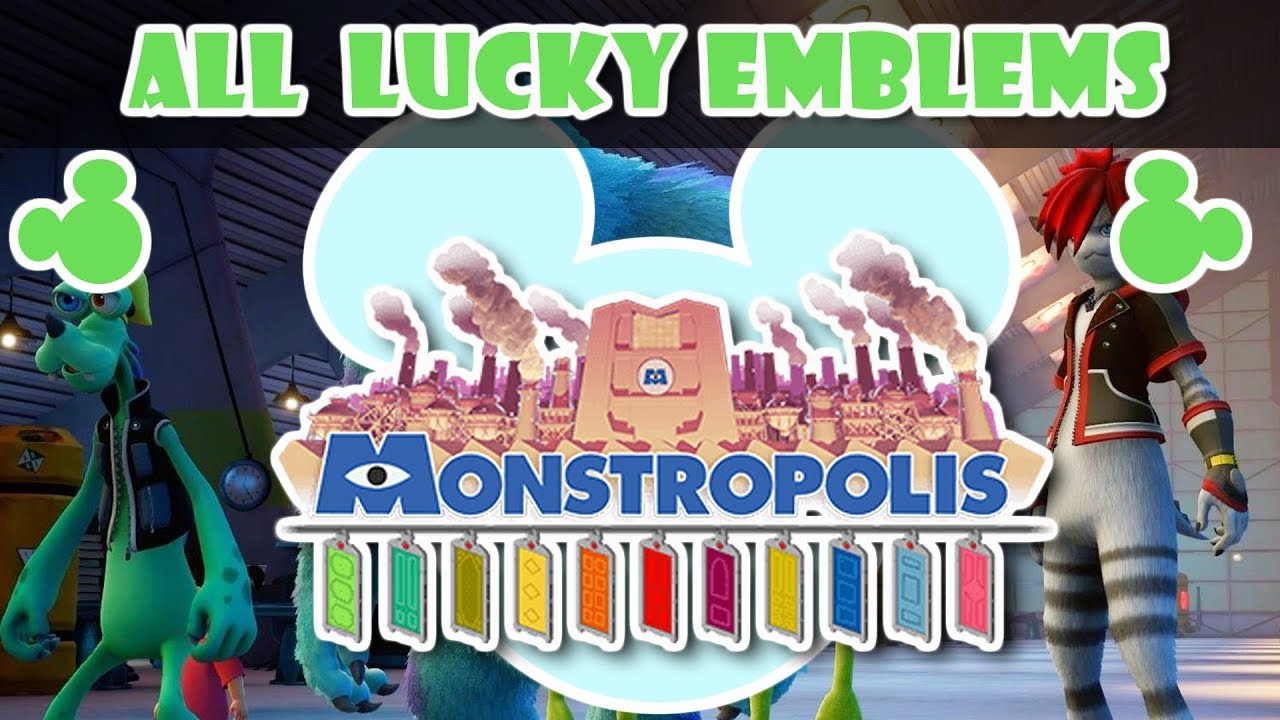 Kingdom Hearts 3 All Lucky Emblem Locations (Hidden Mickeys