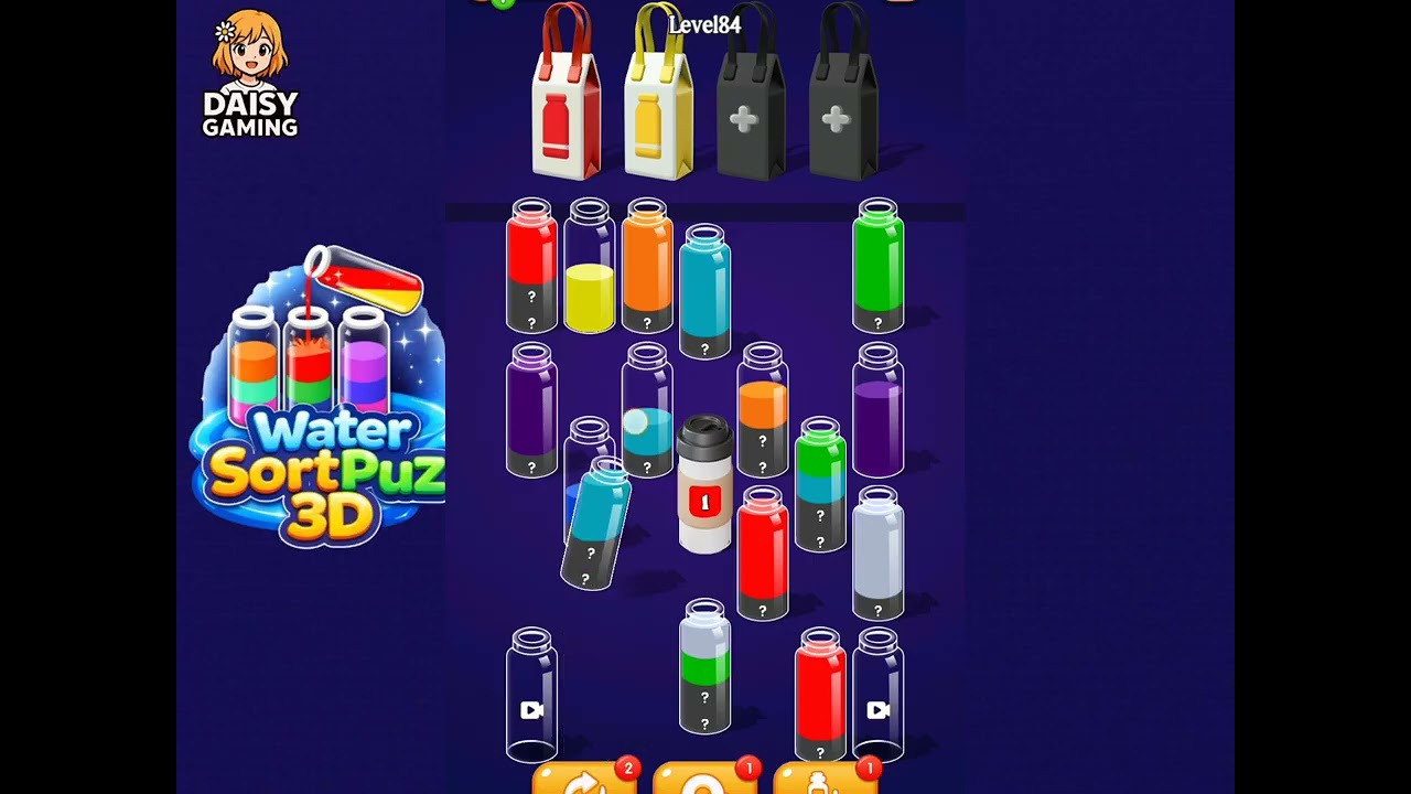 Water SortPuz 3D Level 84 Walkthrough