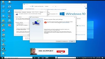 restore system files and settings windows 10