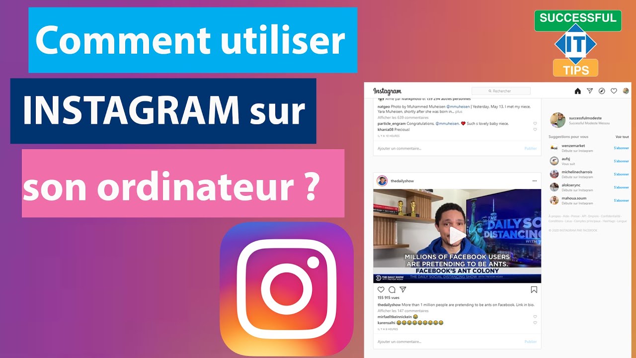 Comment utiliser Instagram sur son PC ? - YouTube