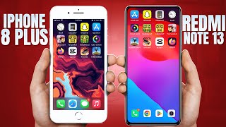 REDMI NOTE 13 vs IPHONE 8 PLUS - SPEED,GAMING AND RAM MANAGEMENT TEST!!