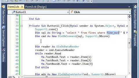 159_قاعدة بيانات اكسس( VB.Net Access (CODE) 9 Search  )