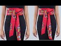 OBI BELT | How to Make a Reversible Waist Belt | DIY OBI Belt