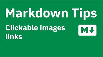 Markdown Tips — Using images as links