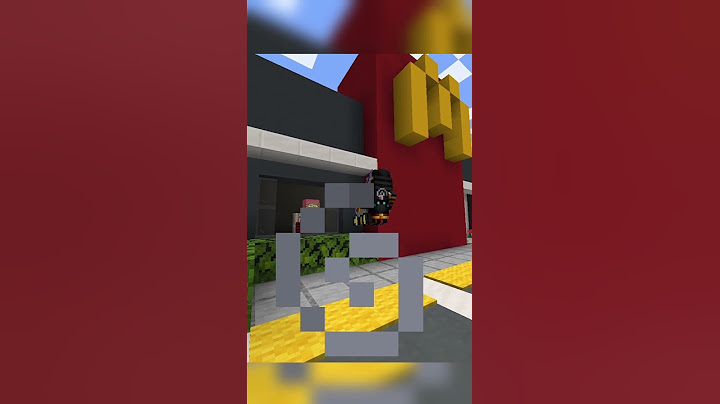 If McDonald's was in Minecraft