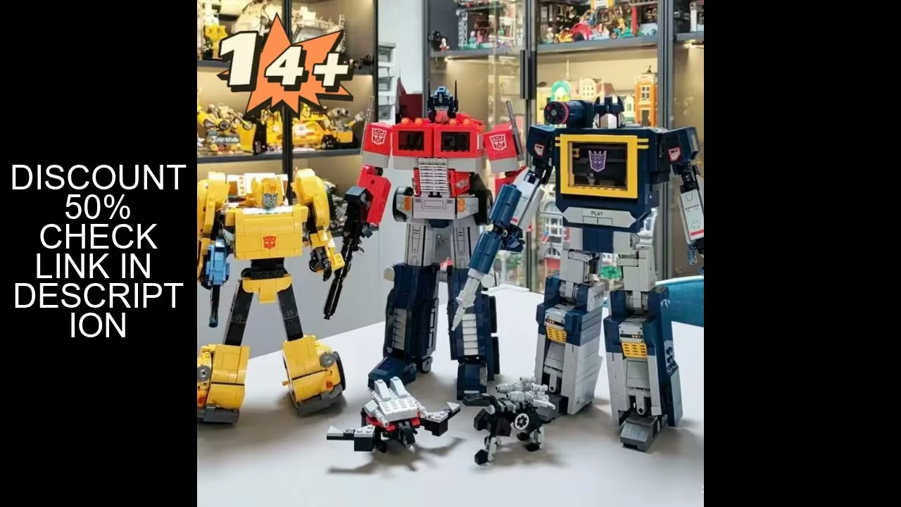 Compatible 10358 10338 10302 Transformation Robot Truck Car Creative Building Blocks Bricks Toys Kid