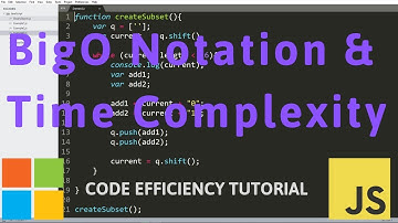 BigO Notation & Time Complexity Tutorial (Code Efficiency & Algorithm Analysis)