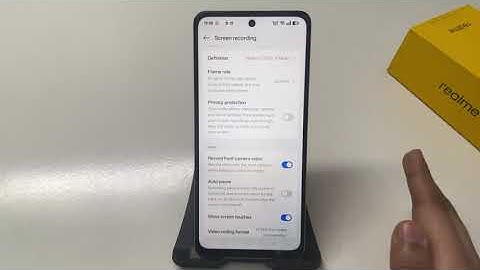 Realme 15T Me Screen Recording Me Front Camera Video Enable Disable Kaise Kare | Full Guide
