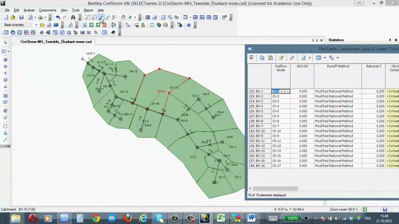 Running Bentley CivilStorm (Edited) - YouTube