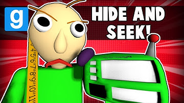 Gmod Hide and Seek - BALDI EDITION! (Garry