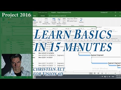 # 1 MS Project 2016 ● Basics In 15 Minutes ● Easy