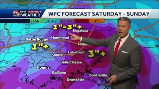 Tracking rain on Saturday and its impacts on Mardi Gras parades screenshot 4