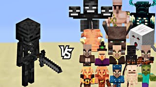The Minecraft all mobs vs wither skeleton fight Revolution is Coming #minecraft #viral
