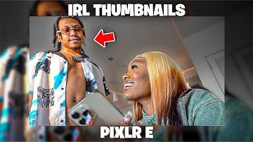 How To Make Simple IRL Thumbnail in Pixlr E! *No Photoshop Required*