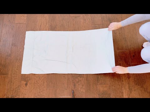 How to Fold a King Pillowcase