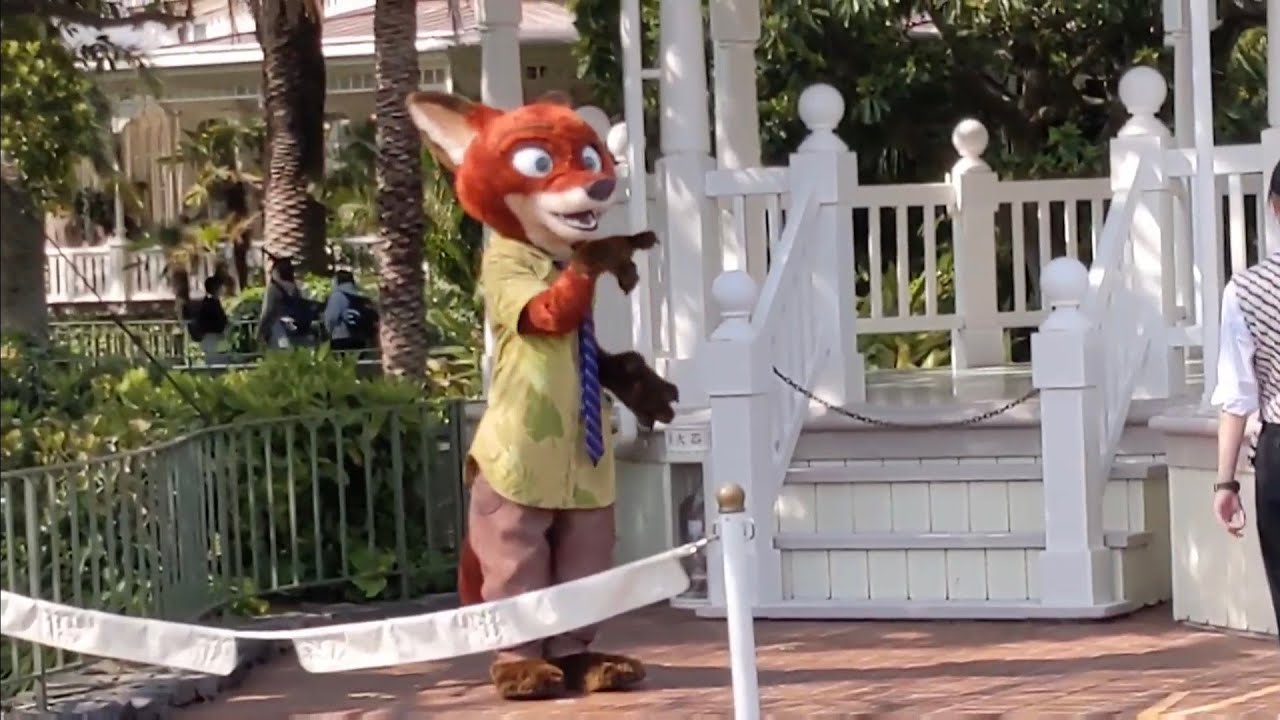 【TDL】ニック・ワイルド グリーティング - YouTube