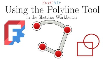 FreeCAD: Sketcher WB: De polylijntool gebruiken