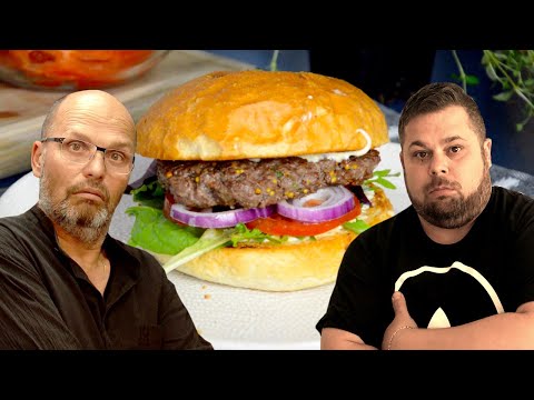 Video: Co přijde na velký dvojitý burger při vaření?