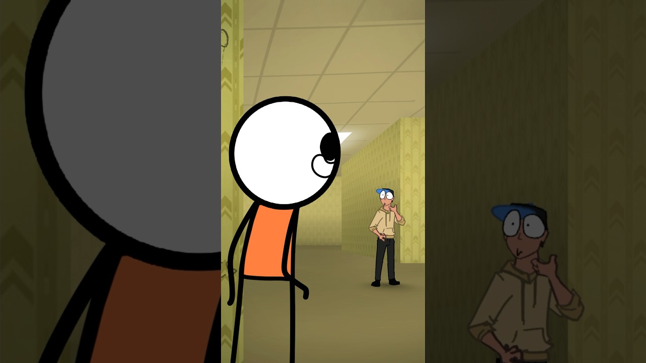 When You Find Bro in the Backrooms… ​⁠ #animation #backrooms #memes