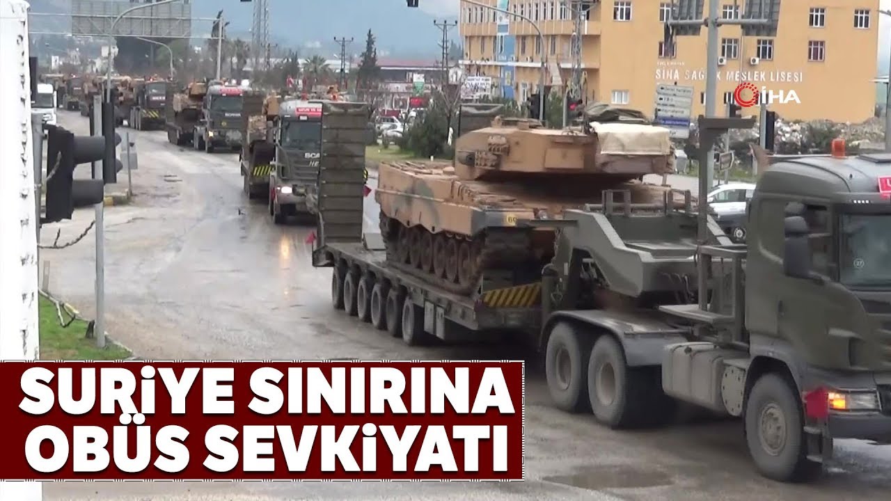 Türk Silahlı Kuvvetleri'nden Suriye Sınırına Obüs Takviyesi