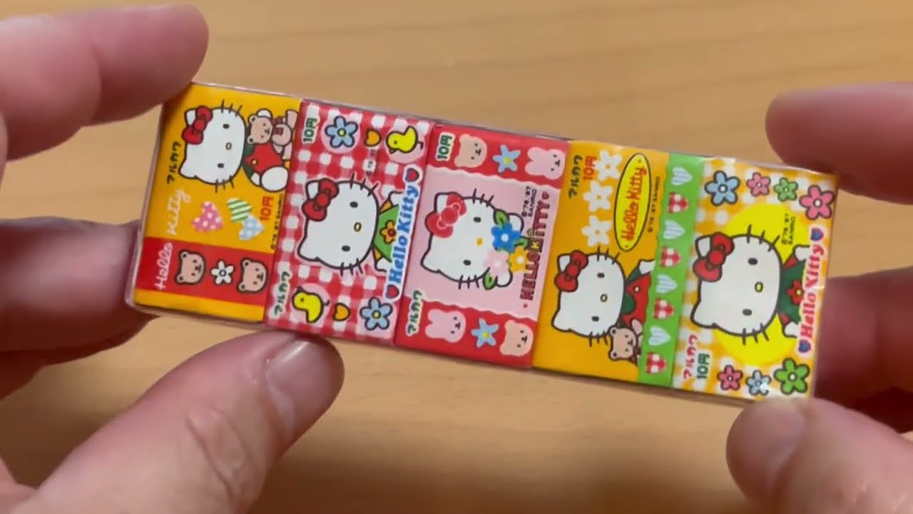 昭和レトロ・平成レトロ】😂フルタの10円ハローキティチョコ！全種類