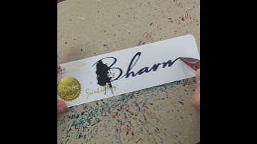 Splatter Calligraphy Name Request no.95