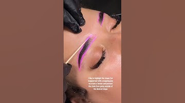 Brow mapping + tinting💖✨ #browshaping #browlamination #tinting