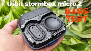 tribit stormbox micro 2 bass test