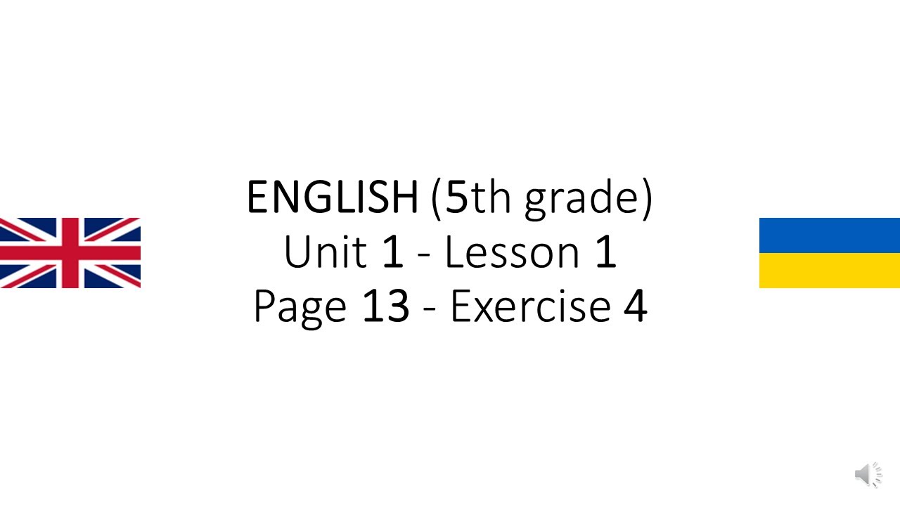 Англійська мова 5 клас (1.1.13.4) - Replace the words in bold with the ...