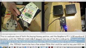 Teensy LC board - Raspberry PI CW Keyer - using the AD5DZ CW Keyer software