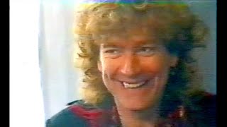 Robert Plant interview Stockholm 1985