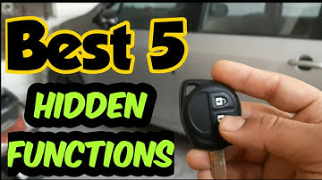 जानिए अपनी गाड़ी के जबरदस्त फीचर्स Hidden features of your car