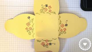 Stampin Up Welcome Easter - Mini egg box