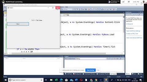 How To Write a Vb.Net program to move the Text “Dr D Y ” continuously from Left to Right.