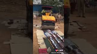 Alcohol Being Destroyed Before People Drink In In India