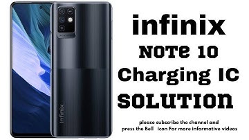 infinix note 10 power to Charging IC jumper solution..!