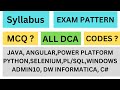 TCS ELEVATE WINGS1 DCA FINAL EXAM ASSESSMENT EXAM PATTERN | MCQ ? | CODES ? | OFFLINE / ONLINE ?