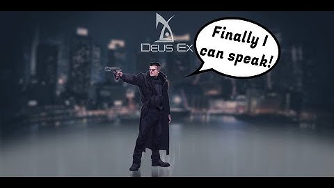 Deus Ex - What if JC could reply to the NPCs