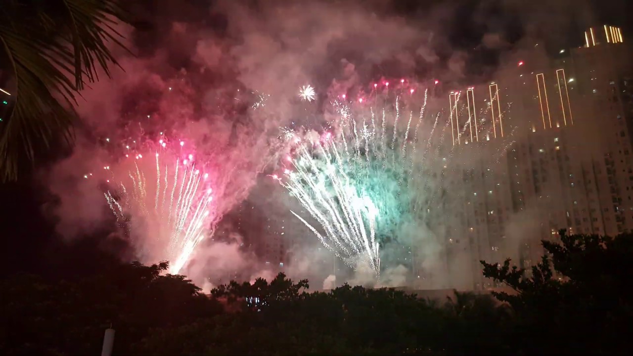 Firework Show Central Park 5 Feb 2019 YouTube