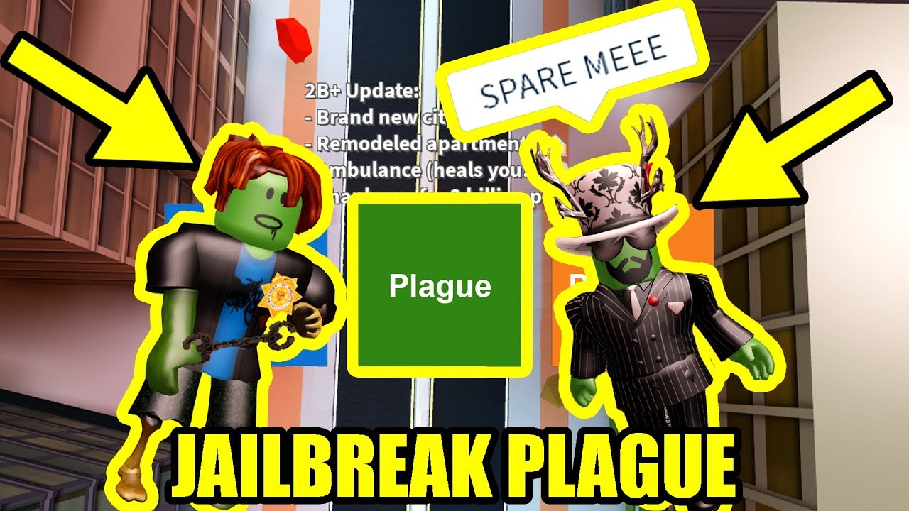 New Jailbreak Plague Game Mode Roblox Jailbreak Viral Arrest - asimo3089 punishes selfish robbers roblox jailbreak