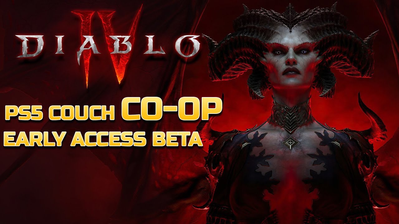 Local coop gameplay of Diablo 4 on PlayStation 5 