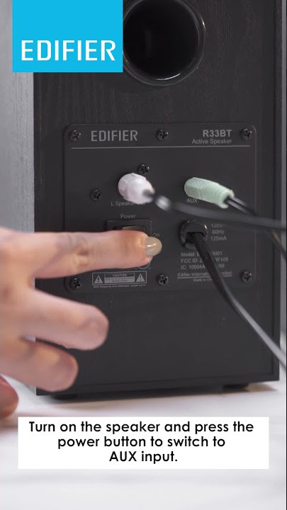 Connecting Edifier D12 Speakers using AUX Cord